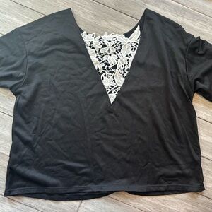 Elegant Black Women's Top